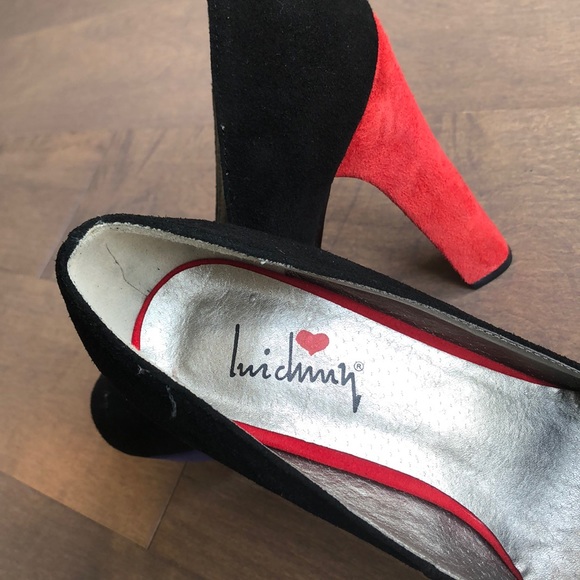 Colored Platform Pumps 💙🖤❤️ - Picture 3 of 6